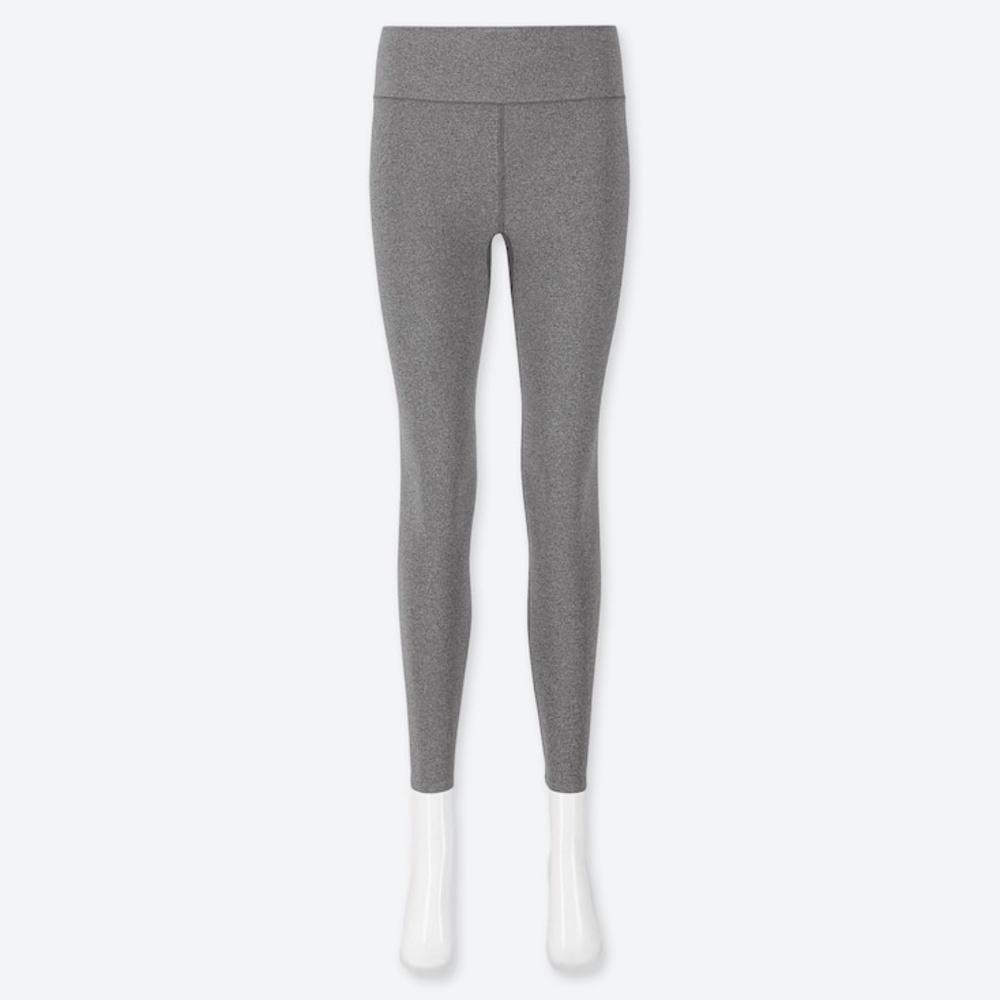 Uniqlo Yoga AIRISM SOFT Leggings Medium Gray